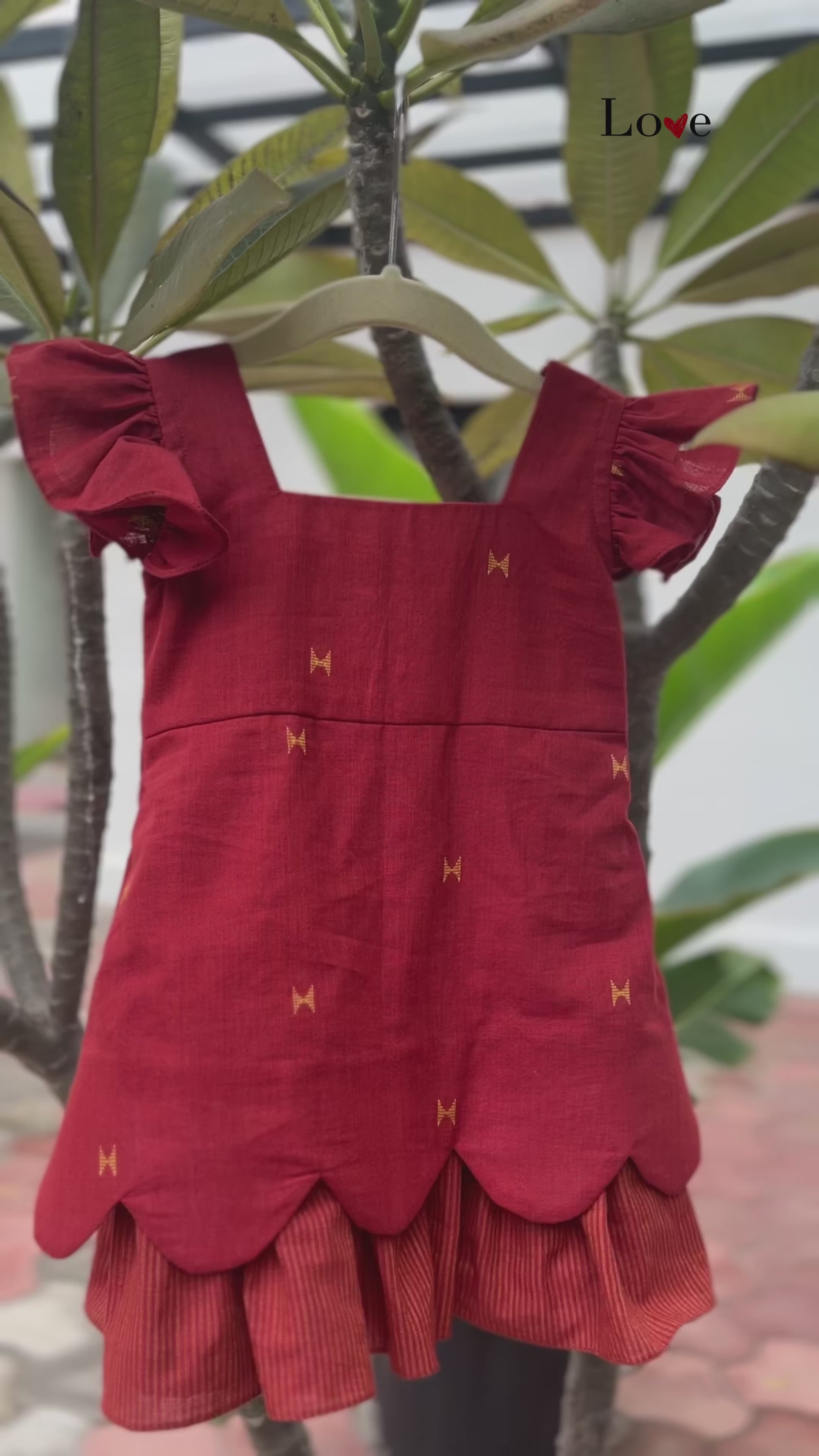 Rosette Scallop Frock