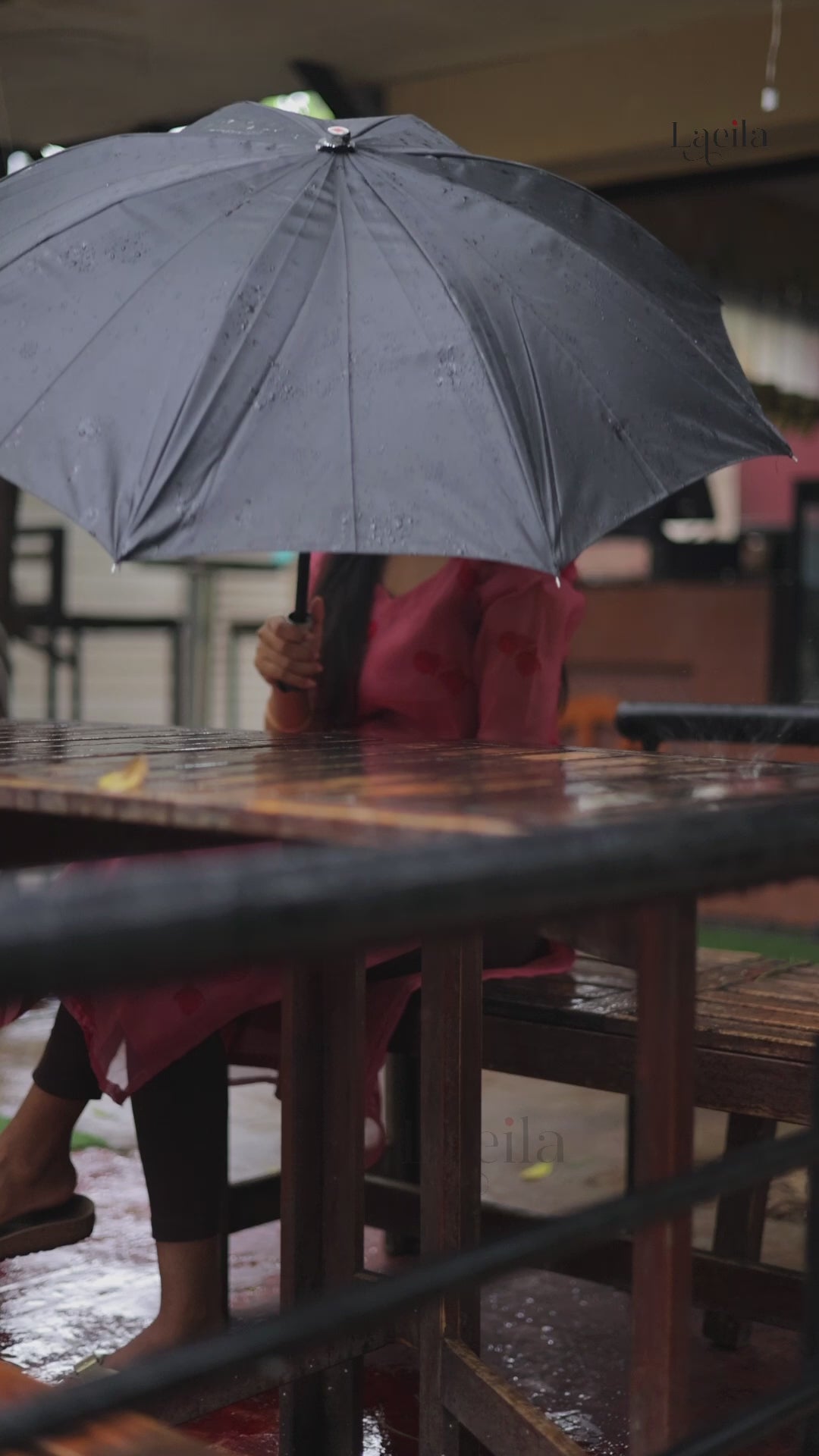 Peachy pink colour Organza top