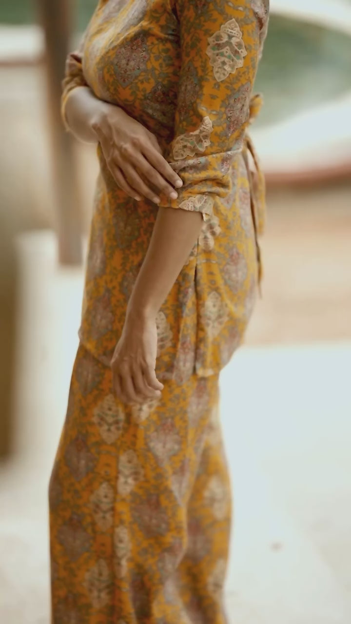 Mustard Yellow cord Set