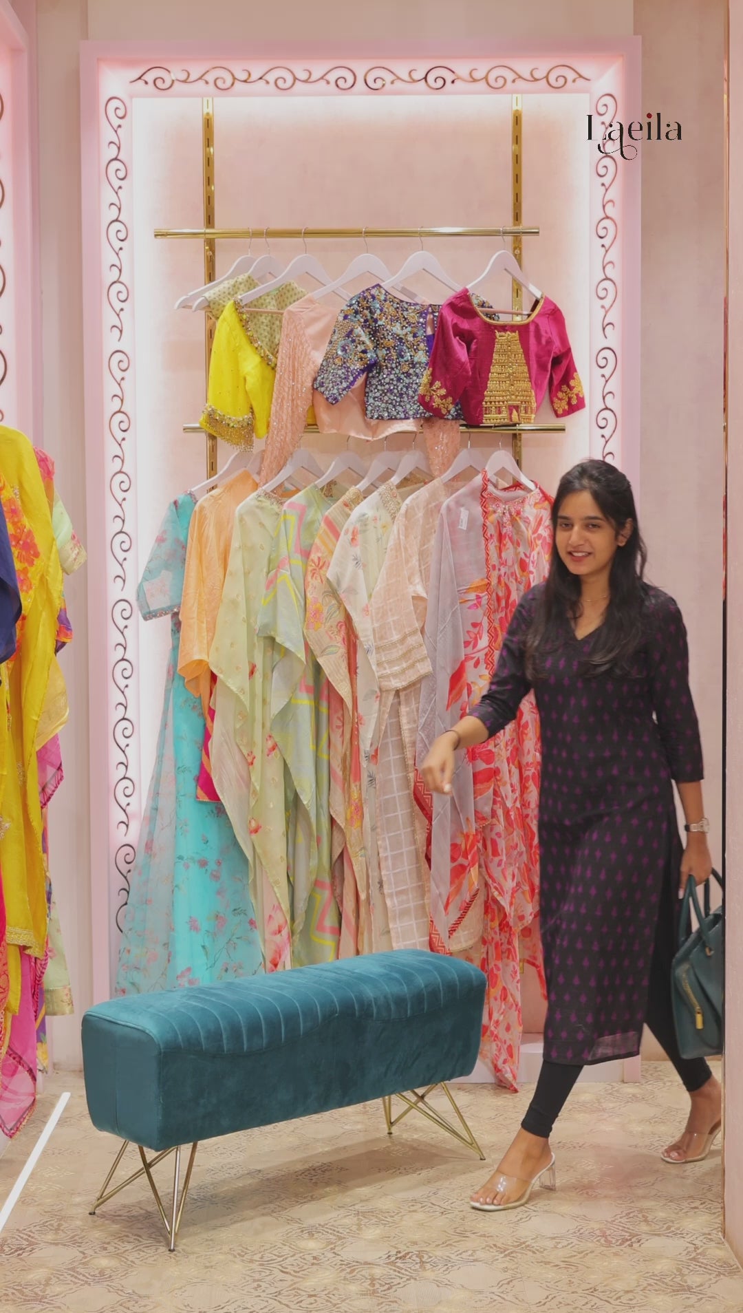 Floral White organza