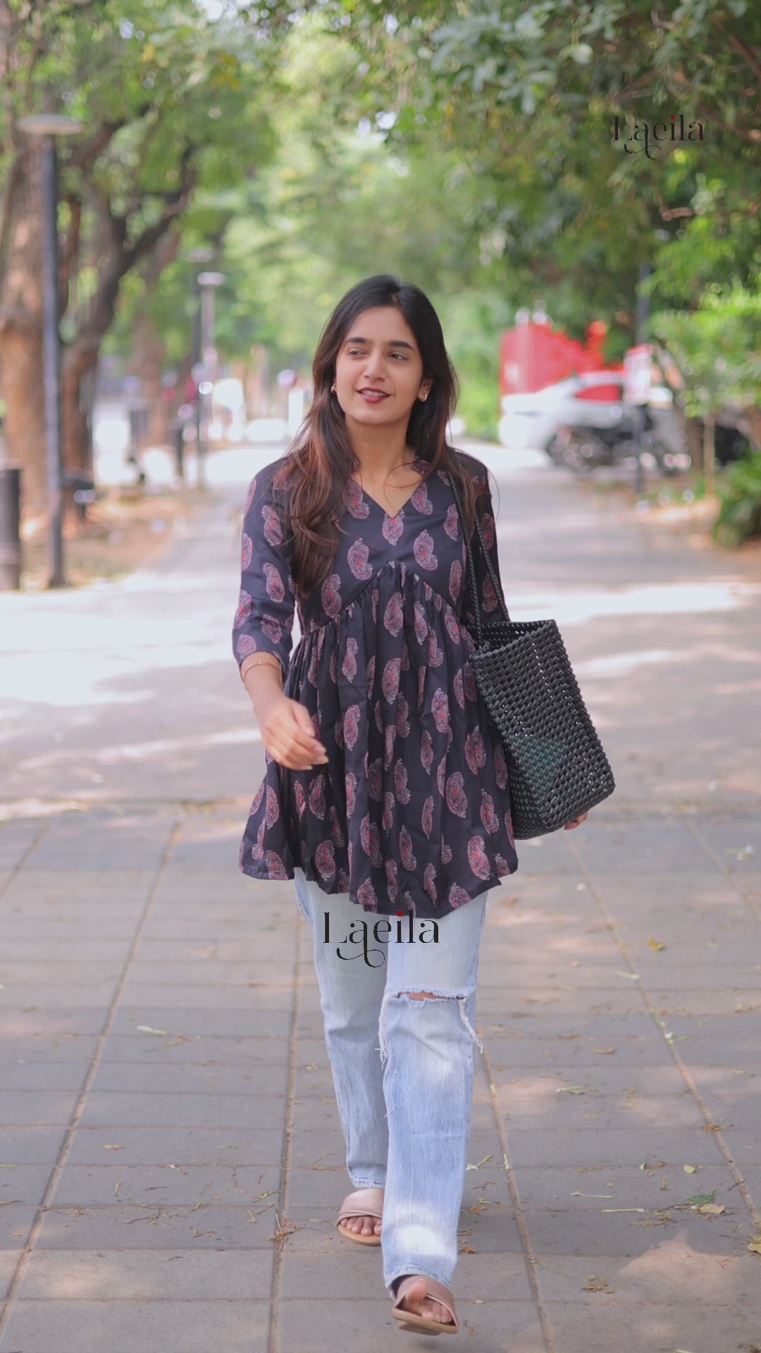 Pure mulmul Alia cut kurta