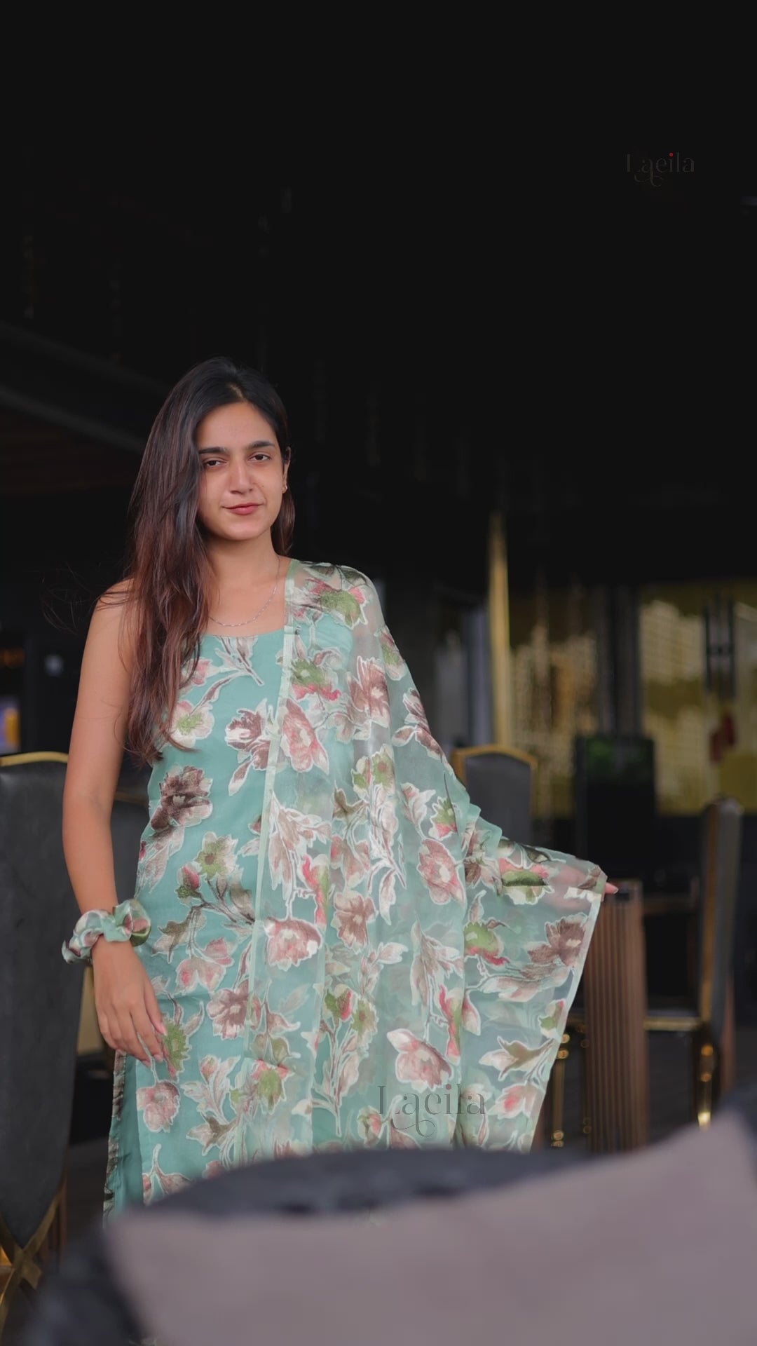 Pastel Green super soft foil print