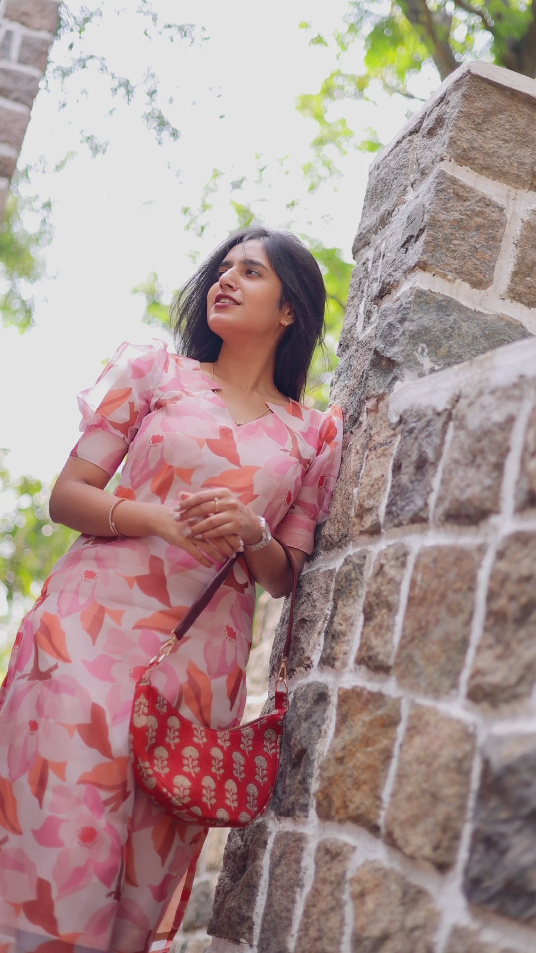 Baby Pink Organza top