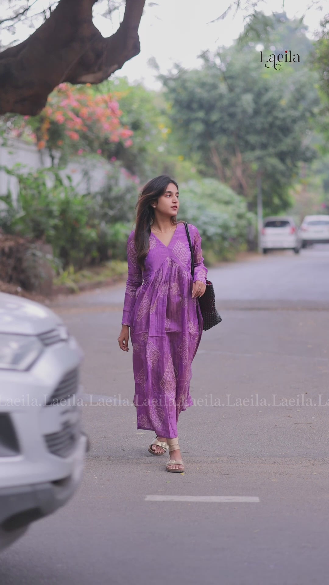 Lavender Alia cut Top