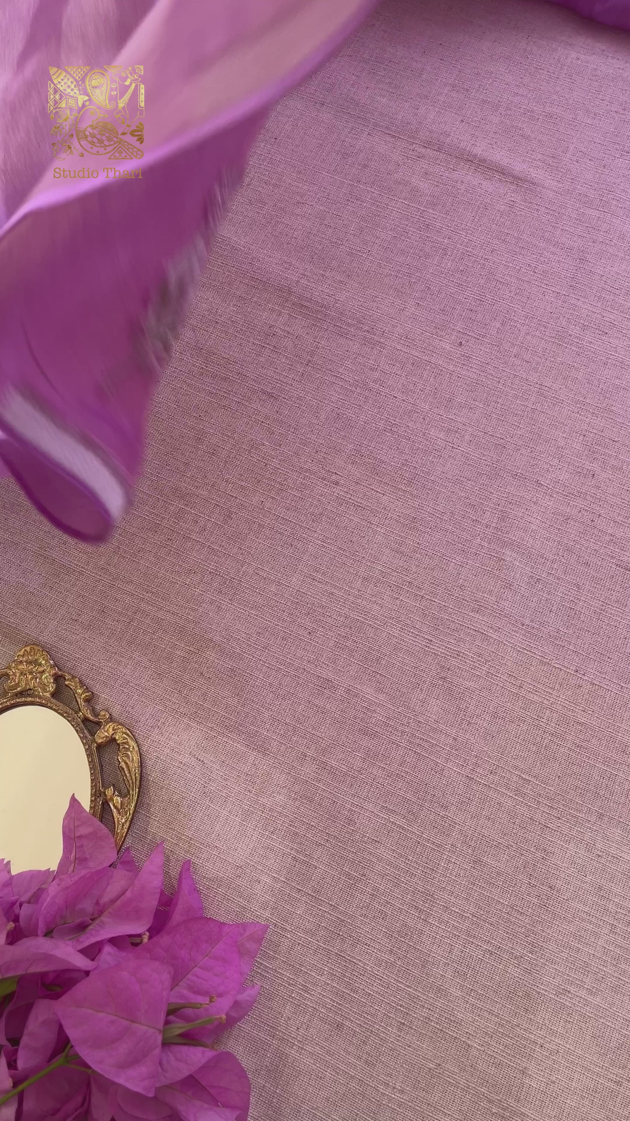 Green Viscose Tissue Saree